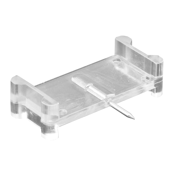 Prime-Line Window Grid Retainer Clips, Clear Plastic, 7/8 in. 6 Pack L 5915